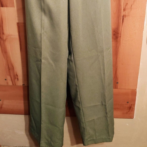 Alfred Dunner 12 Womens Two Piece Pant Suit Green - Picture 6 of 8
